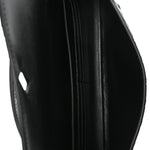 Nappa Intrecciato Long Andiamo Top Handle Clutch Black