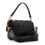 Nappa FF 1974 Embossed Baguette Black