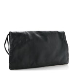 Agneau Giant 12 Rose Gold Hardware Envelope Clutch Anthracite