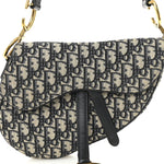 Oblique Saddle Bag Blue