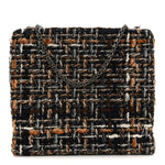 Tweed Kisslock Minaudiere Black Multicolor