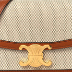 Textile Natural Calfskin Teen Triomphe White Tan