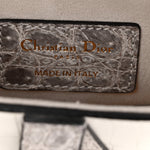 Niloticus Crocodile Himalaya Mini Saddle Bag Latte
