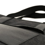 Denim Monogram Tote Bag Black