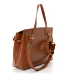 Calfskin Soft Lady Bag Biscotti