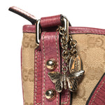 Monogram Web Jolicoeur Charms Messenger Pink Ebony