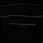 Calfskin Crocodile Embossed Baby Sac De Jour Black
