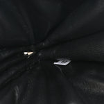 Nappa Soft Padded Mini Triangle Crossbody Pouch Black