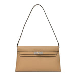 Madame Calfskin Kelly Elan Poussiere