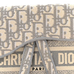 Oblique Slim Saddle Pouch Grey
