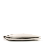 Calfskin Horsebit Slim Shoulder Bag White