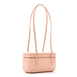 Shiny Caviar Preppy Coco Long Vanity With Strap Light Pink