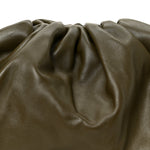Smooth Butter Calf The Pouch Oversized Clutch Mustard