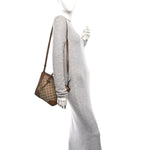 Monogram Small Bree Tote Beige Tabacco