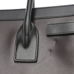 Calfskin Bi-Color Small Sac De Jour Burgundy Black