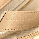 Raffia Monogram Medium Jamie Natural Avorio