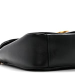 Calfskin Matelasse Small GG Marmont Shoulder Bag Black