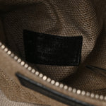 Linen Calfskin Small Rive Gauche Tote Greggio Natural