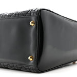 Patent Cannage Medium Lady Dior Black