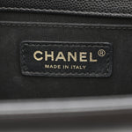 Caviar Quilted Medium Boy Flap Black