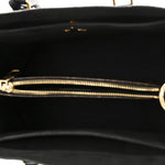 Monogram Flower Tote Black