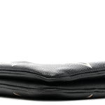 Empreinte Monogram Giant Double Zip Pochette Black Cream