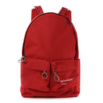 Canvas Quote Backpack Red White
