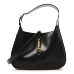 Boarded Dyana Lux Calfskin Small Jackie 1961 Hobo Black