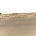 Lambskin Large Trio Crossbody Bag Beige