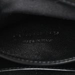Lambskin Chevron Quilted Mini LouLou Black