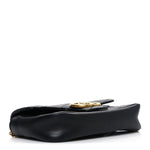 Calfskin Matelasse Super Mini GG Marmont Shoulder Bag Black