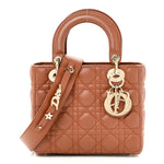 Calfskin Cannage Small My ABCDior Lady Dior Tan