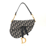 Oblique Saddle Bag Blue