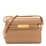 Smooth Calfskin Mini Manhattan Shoulder Bag  Natural Tan