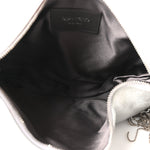 Metallic Goatskin Callie Mea Tassel Silver