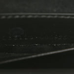 Moire Fabric Calfskin Rhinestone Monogram Monochrome Mini Bamboo 1947 Top Handle Chain Bag Black