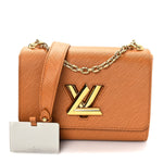 Epi Twist Shoulder Bag MM Gold Miel