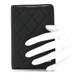 Caviar Quilted Agenda Cover Black
