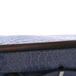 Matte Porosus Crocodile 18K White Gold Diamond Birkin 35 Bleu Brighton