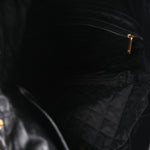 Shiny Calfskin Quilted Small Chanel 22 Black