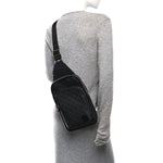 Damier Infini Avenue Sling Bag NM Onyx