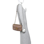 Calfskin Matelasse Small GG Marmont Shoulder Bag Porcelain Rose