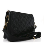 Lambskin Embossed Monogram Coussin PM Black