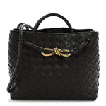 Nappa Intrecciato Small Andiamo Shoulder Bag Fondant