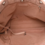 Caviar Quilted Shopping Tote Pink
