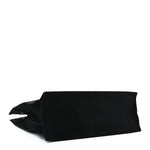 Linen Calfskin Rive Gauche Tote Black