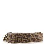 Vitello King Beaded Zucca Baguette Mogano Panna Ebano