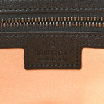 Goatskin Small GG Monochrome Aphrodite Shoulder Bag Black