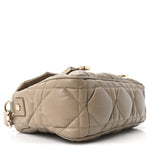 Calfskin Macrocannage Small Diorcamp Messenger Sand