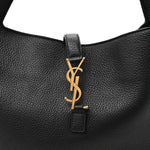 Grained Deerskin Bea Tote Black